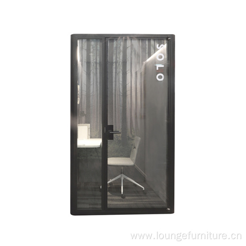 Model design movable soundproof office phone booth acoustic